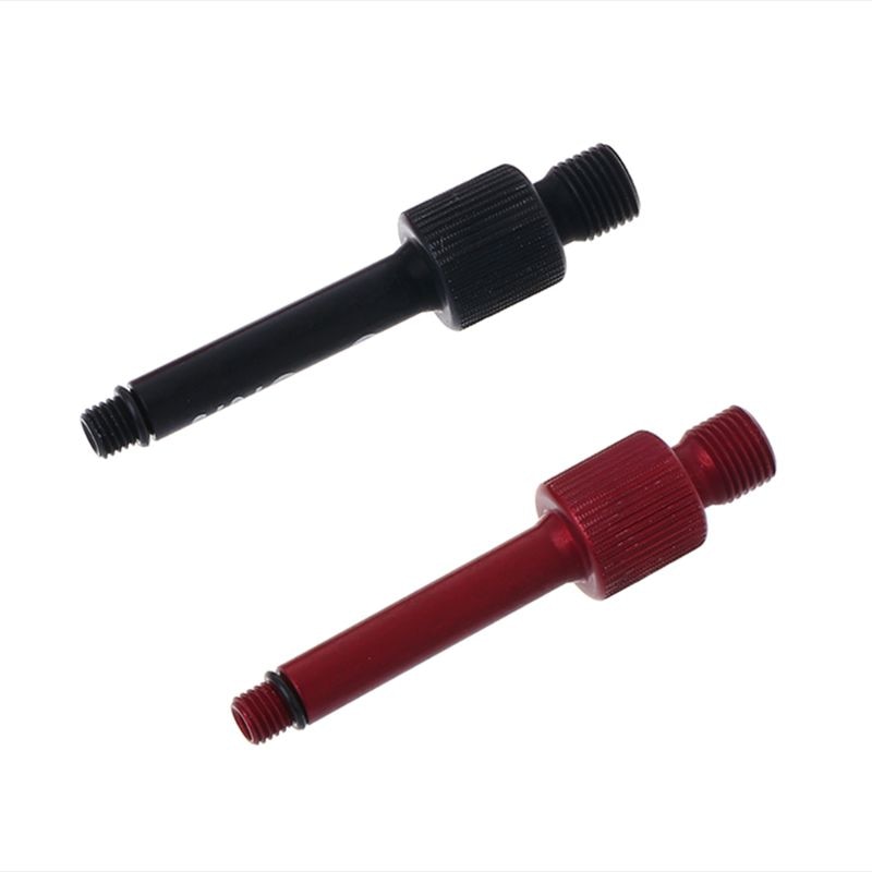 Cykel bakre stötdämpare pumpventil adapter ventilkärna förlänga aluminiumlegering mtb cykeldelar reparationsverktyg byte