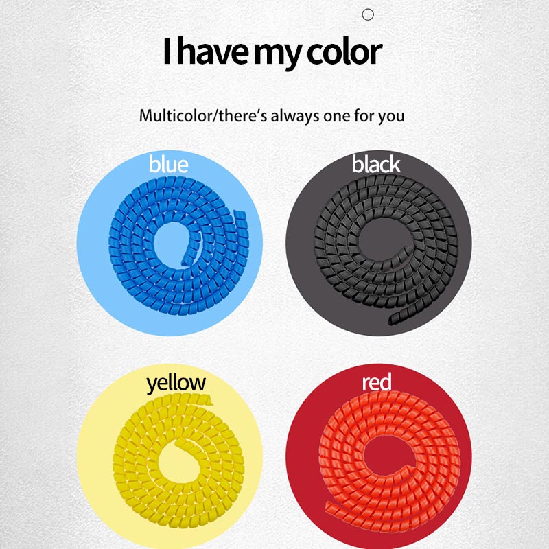 Cable Winder Protector Line Organizer for Xiaomi M365 Cable Spiral Protector Wire Protection E-Bike Winding Cable Pipe Wrap