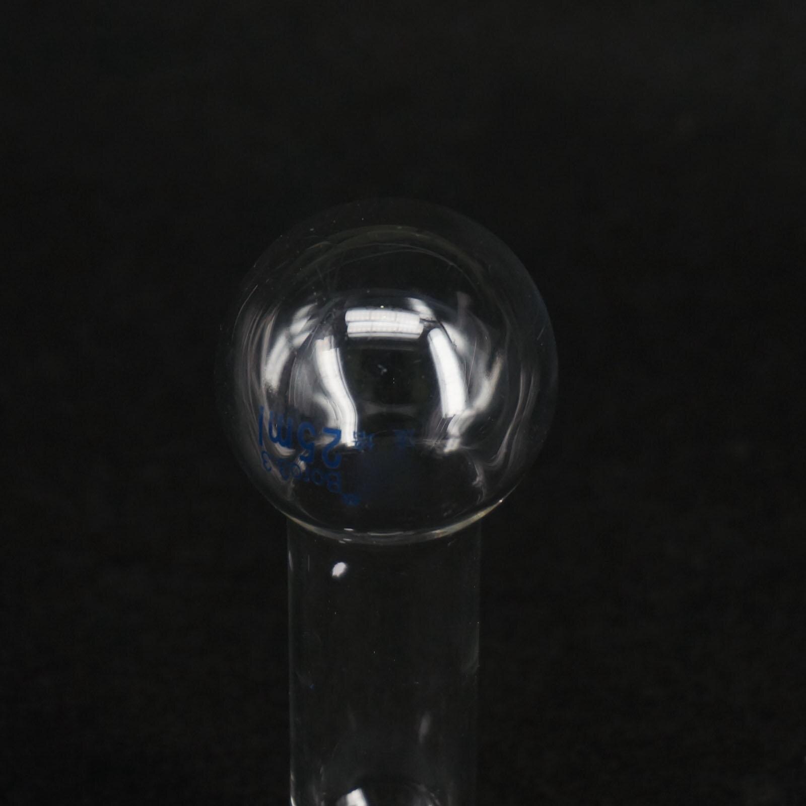 25ml Quickfit 19/26 Joint Lab Glass Flask Single Long Neck Round Bottom Ware