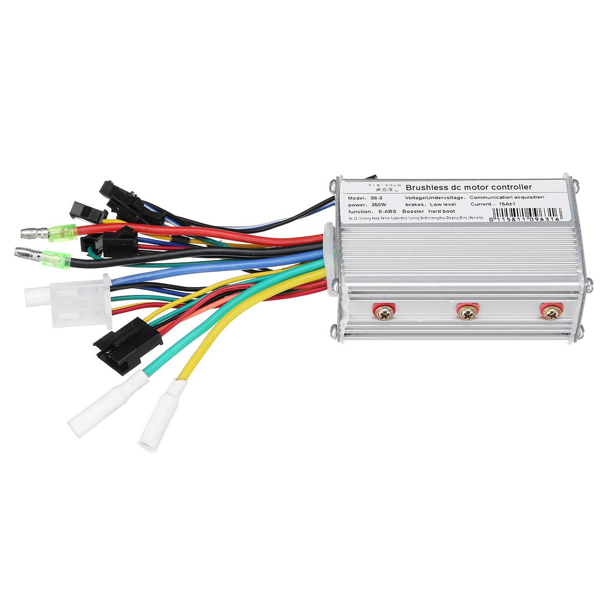 Control Unit 24V-48V 350W Voor Scooter E-Bike Controller Met Smart Display Voor E-Bike Motor Borstelloze Motor