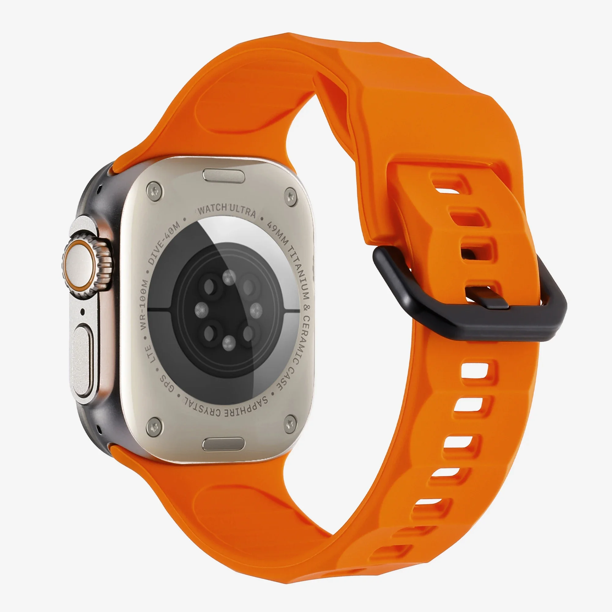 Sports Strap For Apple Watch Ultra2 49mm 10 42mm 46mm 9 8 7 45mm 41mm Silicone Bracelet band iWatch 6 5 4 SE 44mm 40mm 38mm Belt: Smokey Mauve / 16mm