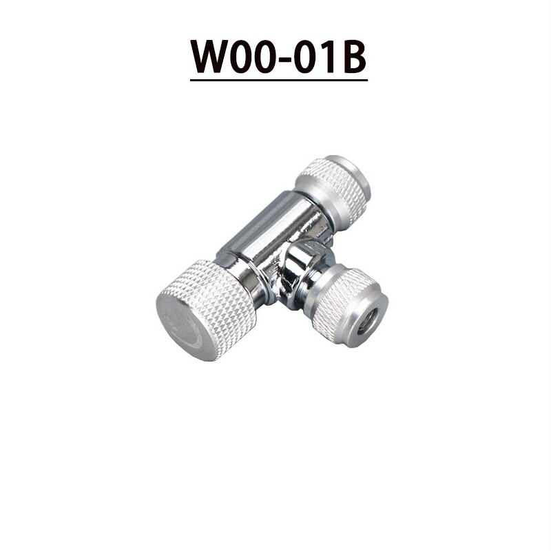 Aquarium needle valve regulator CO2 system carbon dioxide fine-tuning single-head double-headed needle valve fine-tuning switch: W00-01B double head