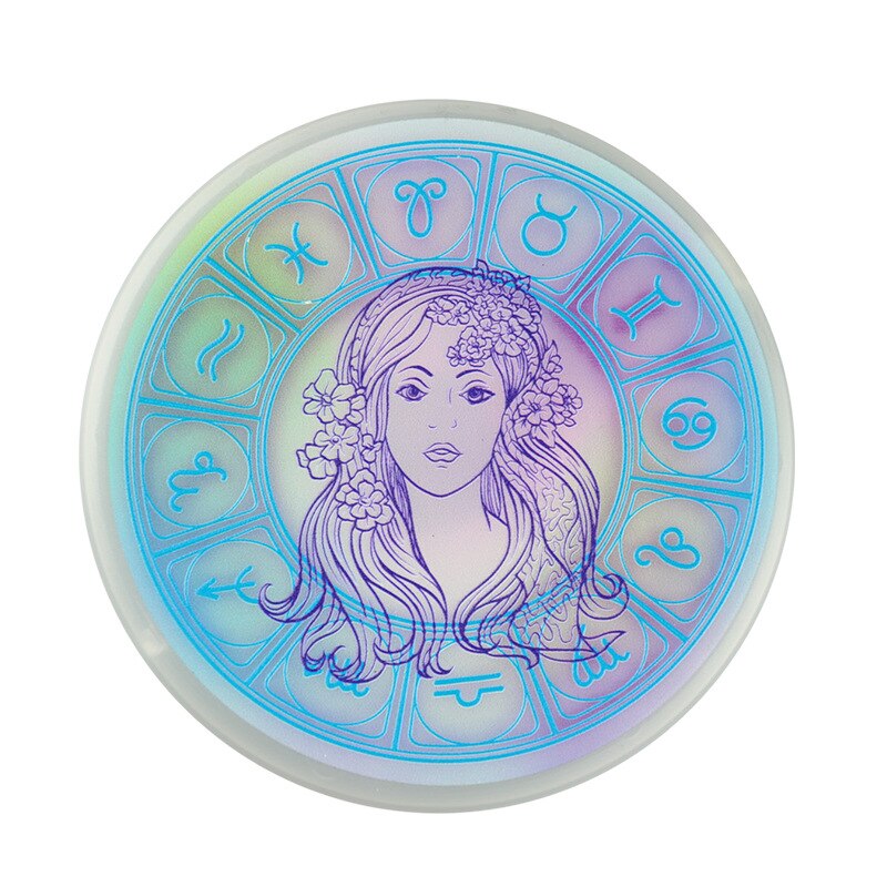 Magic Constellation Wireless Charger 15W Desk Quick Charging Pad Android Phones For Xiaomi Mi 9 Fast Charger With Led Light: Virgo