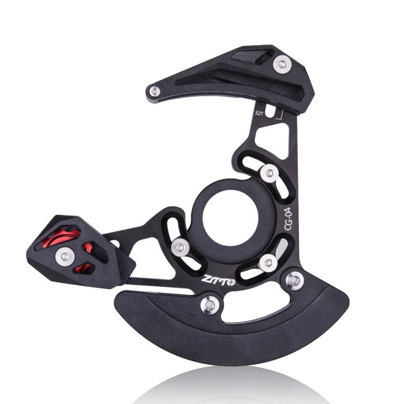 Guía para cadena bicicleta de montaña bicicleta de aleación de aluminio de tensor de cadena MTB cadenas guía accesorio de ciclismo para la bicicleta partes: type3