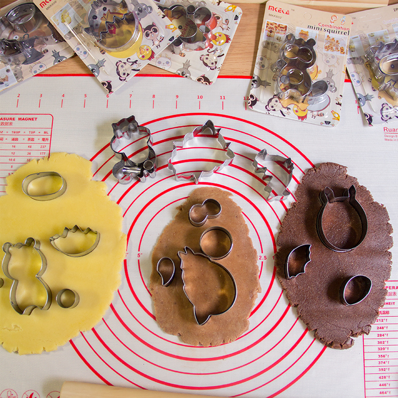 Metalen Cookie Cutters Kip Vorm Biscuit Gebak Druk Cutter Japanse Bakkerij Goedkope Keuken Gereedschap Keukengerei