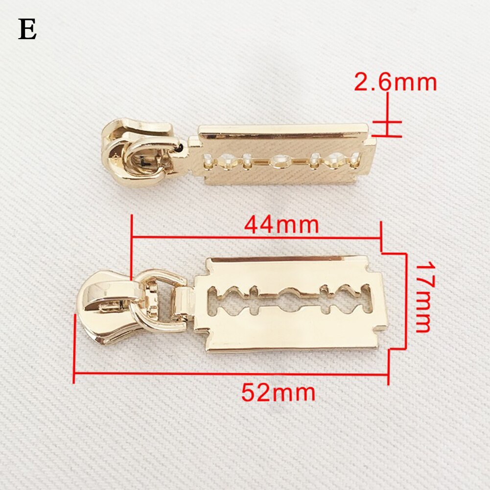 1PC Universal Instant Fix Zipper Repair Kit Replacement Zip Slider Teeth Rescue Zippers For Sewing Clothes: E