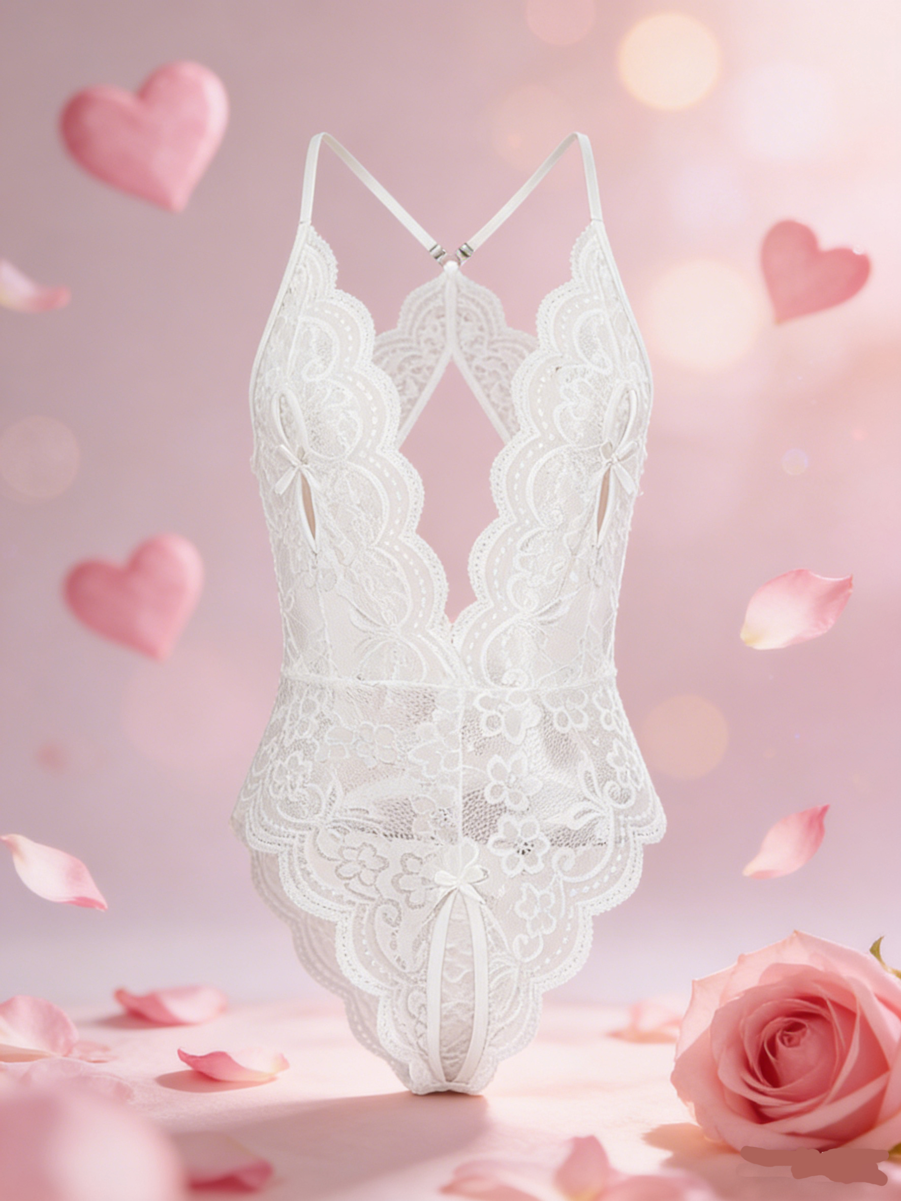 Sexy ondergoed vrouw kruisloze bodysuit lingerie erotische rugloze nachtkleding holle bh Valentijnsdag voor seks dating kleding