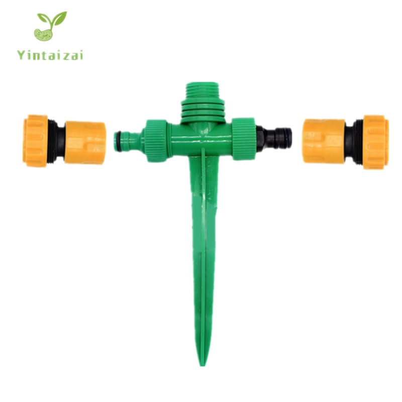1/2"Female 3/4"Male Plastic Tandem Stake For Impact Sprinkler Hose End Fittings Irrigation Garden Watering Sprayer Fittings