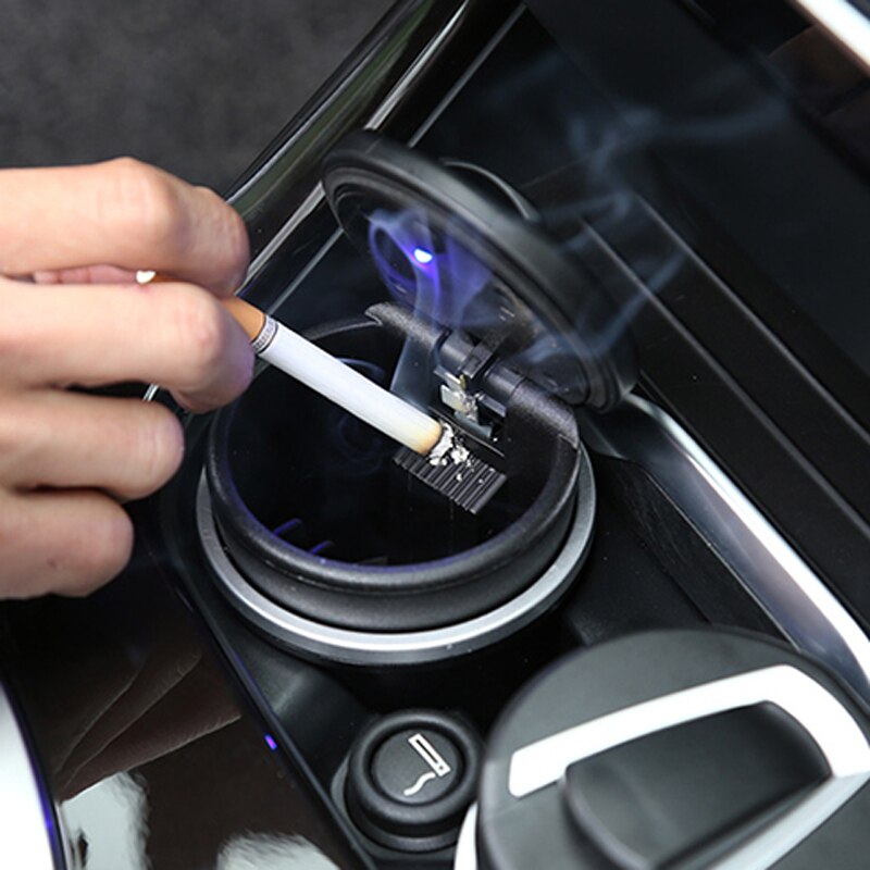 Cenicero LED de alta temperatura automotriz ignífugo para Ford Focus Fusion Escort Kuga Ecosport