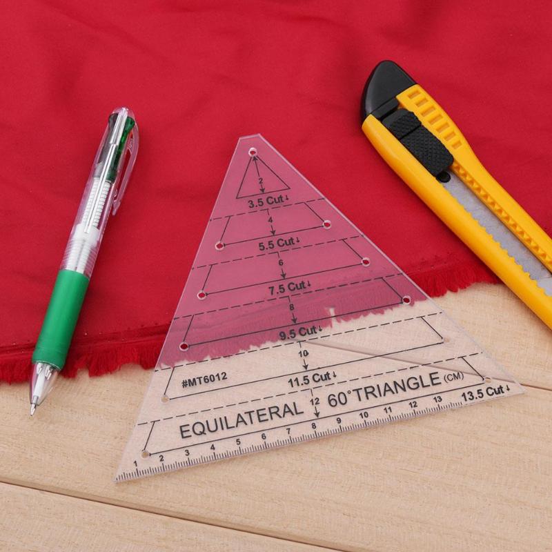 Patchwork règle Quilting règle Transparent acrylique règles étalon tissu coupe règles bricolage couture outils 4 Styles