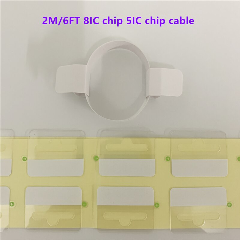 10 Stks/partij Originele 8ic 5ic Chip 2M/6FT Usb Datakabel Oplader Kabel Met Verpakking