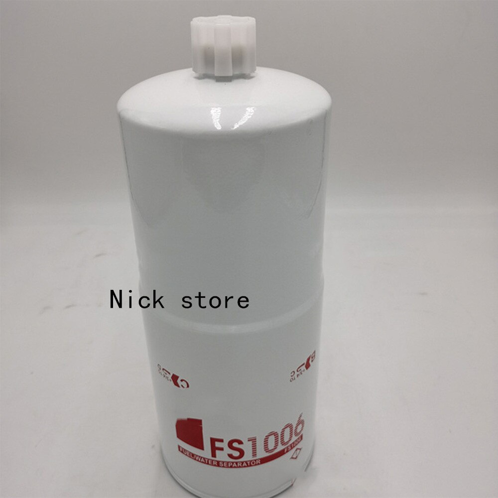 Filtro de combustible diésel FS1000 FS1003 FS1006 para separador de aceite y agua Cummins, reemplaza OEM BF1259 3161407 P3430A 3089916 3089916