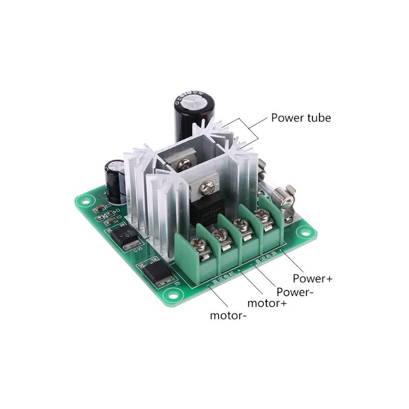 DC 12V 24V 10A PWM Motor Speed Controller Regulator Digital Speed Control Switch