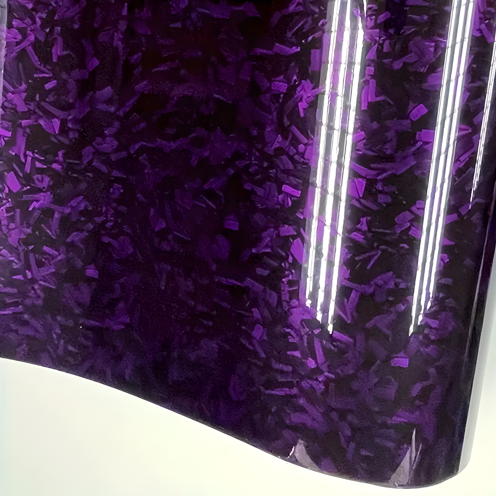 Geschmiedete Kohlefaser-Vinylfolie für Auto und Motorrad, selbstklebendes Vinyl, luftblasenfrei, silberfarben, blau, schwarz, geschmiedete Carbon-Autoverpackungsfolie: XXXL / WEISS