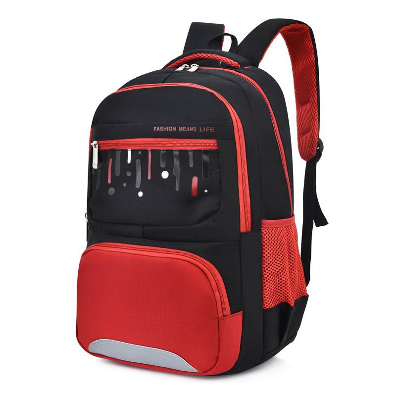 Mochila escolar de para chicas adolescentes, mochila de para mujeres, bolso de hombro femenino para ordenador portátil de 15,6 pulgadas: Red