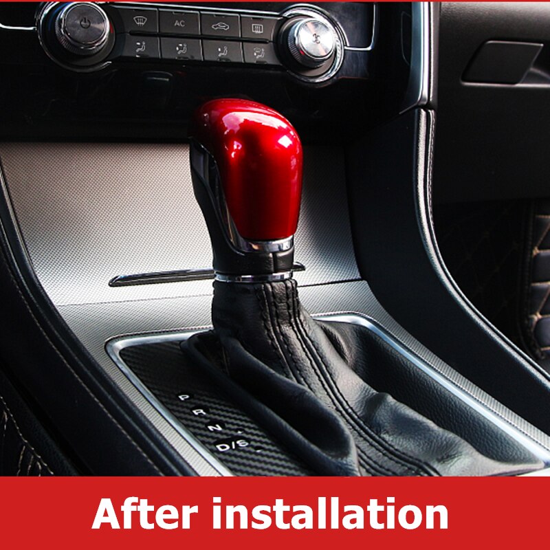 Modified Carbon Fiber Car Automatic Gear Cover for MG MG6 MG ZS Gear Handle Cover Styling Auto Interior Decoration