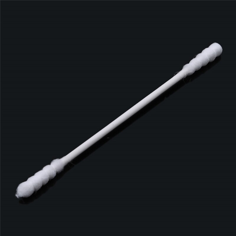 200 Pcs Doppel Kopf Baumwolle Tupfer Frauen Make-Up Baumwolle Knospen Tipp Für Medizinische Holz Sticks Nase Ohren Reinigung Baby Sicherheit
