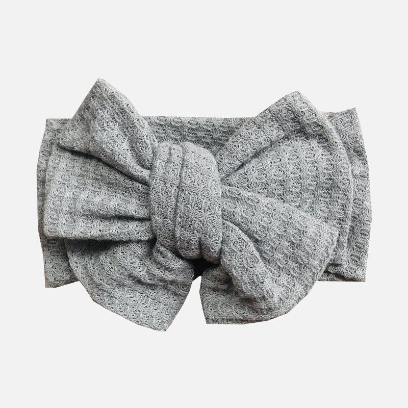 Knit Bow Baby Hoofdband Voor Kind Strik Hoofddeksels Kabels Tulband Voor Kinderen Elastische Headwrap Baby Haar Accessoires: 6