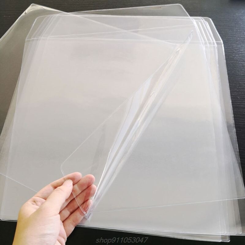 Capa para disco de proteção, 5 tamanhos espesso material pvc externo, para 12 polegadas, lp, registros de vinil, n30, 20