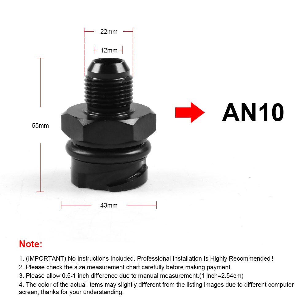 AN6 AN8 AN10 Aluminum Billet Valve Cover Breather Oil Cap for Lexus LS1 LS6 LS2 LS3 LS7: AN10