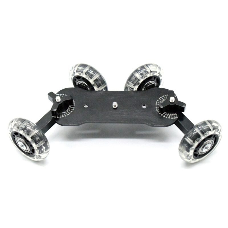 Mobile Rolling Sliding Dolly Stabilizer Skater Slider 11 Inch Articulating ic Arm Camera Rail Stand Photography Car