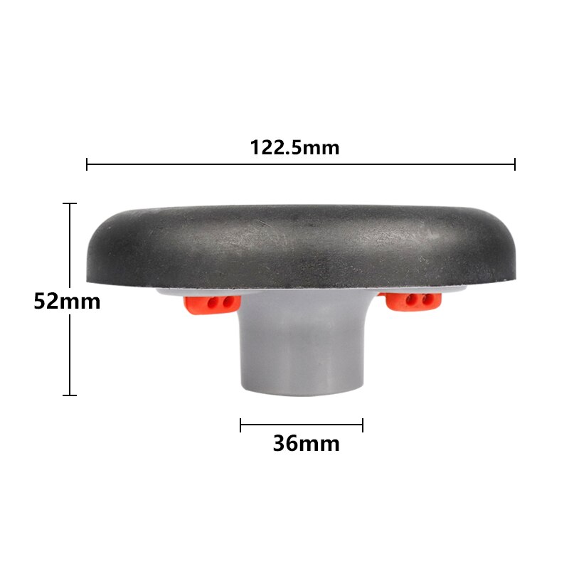 1Pc Universele 4 Lijnen Bump Speed Feed String Trimmer Hoofd Gras Trimmer Hoofd Voor Benzine Grasmaaier Bosmaaier hoofd