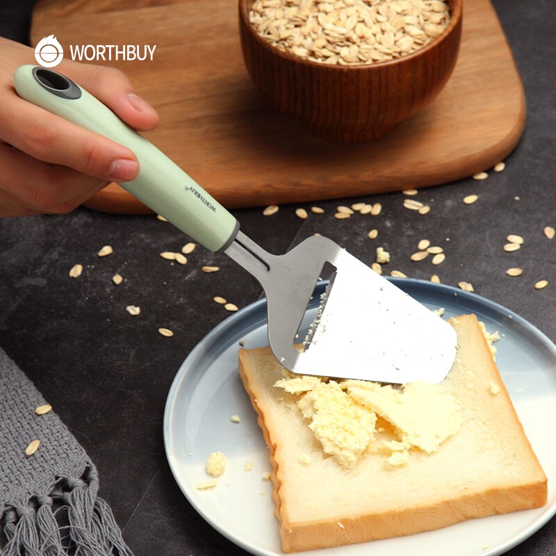 Multifunctional Cheese Slicer Cake Pizza Shovel Stainless Steel Cheese Cutter Grater Kitchen Accessories Cheese Tools