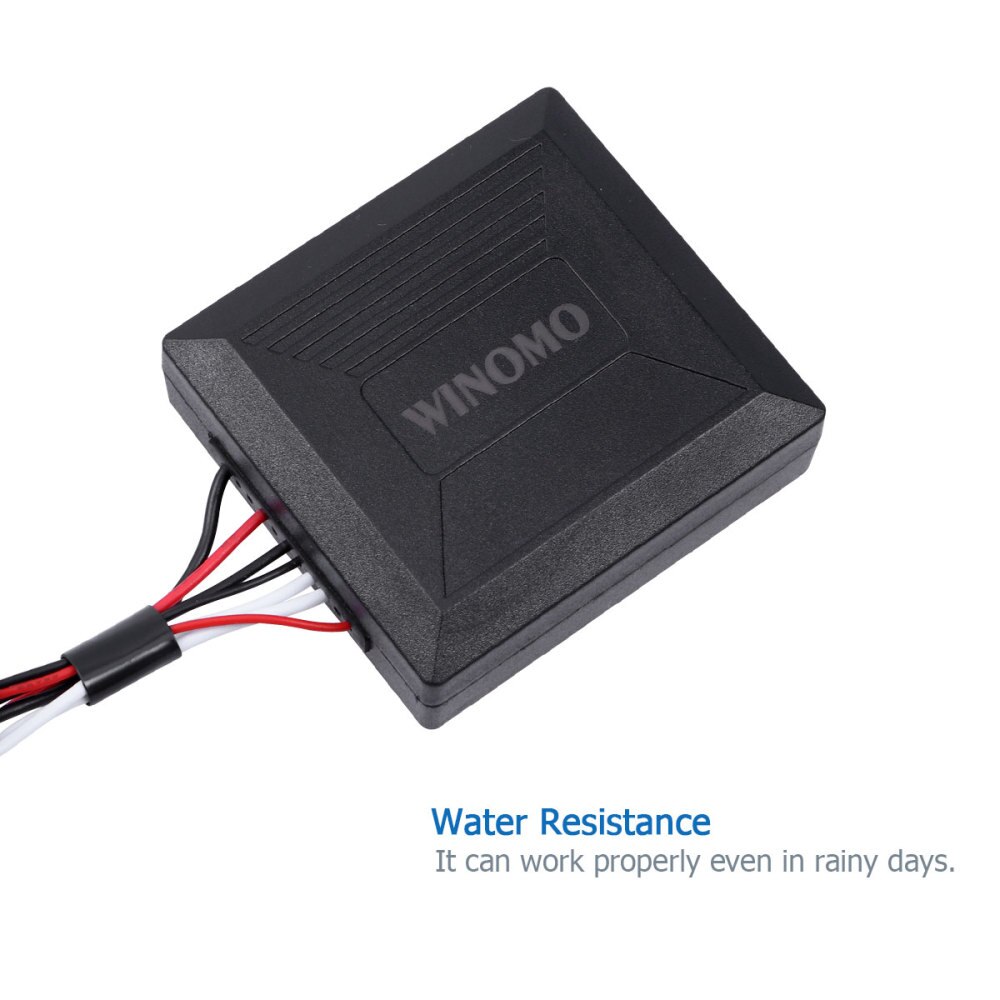 WINOMO 12v Universal Motorcycle Motorbike Scooter Anti Theft Alarm System with Double