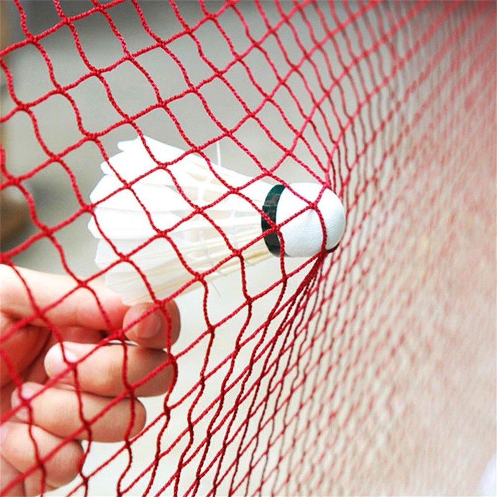 1 stuk draagbare outdoor sportuitrusting badminton tennis volleybalnet voor strand tuin indoor outdoor games rood