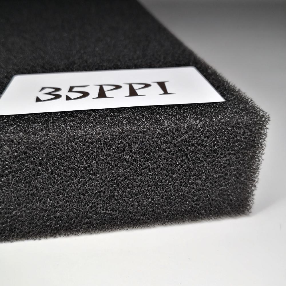 50x50cm Black Filtration Foam 15 25 35 50PPI Biochemical Cotton Filter Aquarium Fish Tank Pond Foam Sponge Filter Long Use Time: 35PPI / 50cmx50cmx3cm