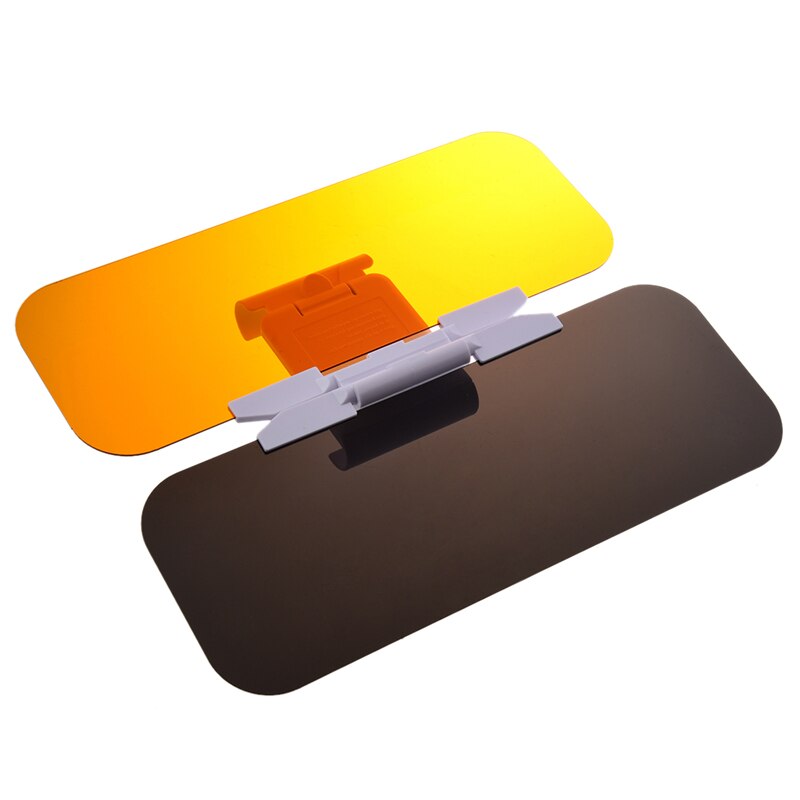Clear Yellow No Glare Flip out Sun Visor Extender for Car Auto