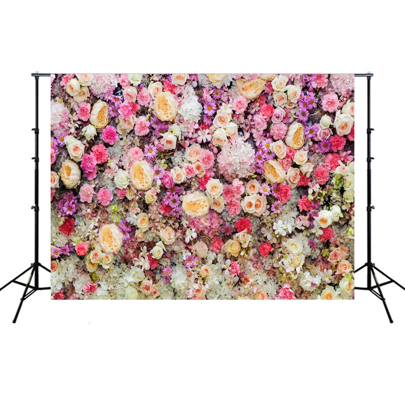 1Pc Realistic 3D Flower Wall Backdrop Wedding Party Photography Background Photo Studio Props: Style 2