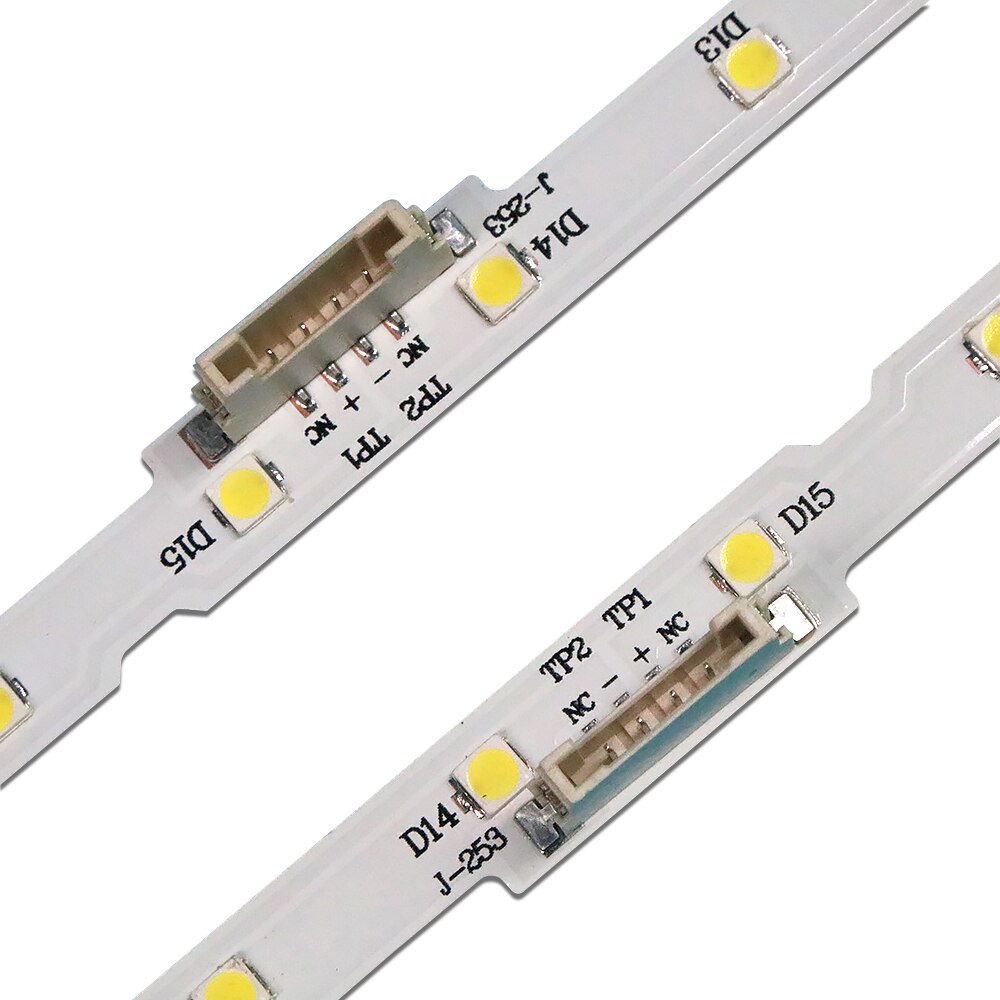 2 stück 28 led-led-hintergrundbeleuchtungsstreifen für samsung  ue43 nu 7100u aot _43_ nu 7100f ue43 nu 7120u ue43 nu 7170u bn96-45954a ue43 nu 7100