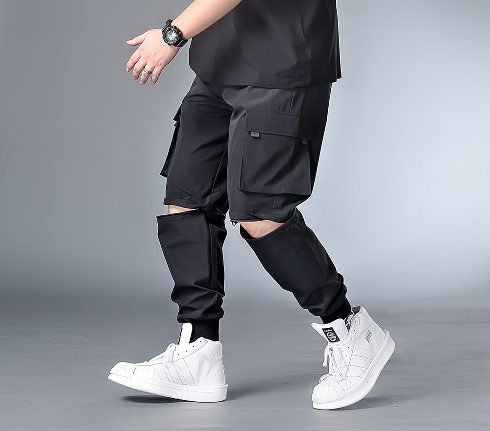 7xl 6xl xxxxl herre haremsbukser herre høstjoggers hofte hopp bukser herre streetwear bomull fritidsbukser avtagbar bukse