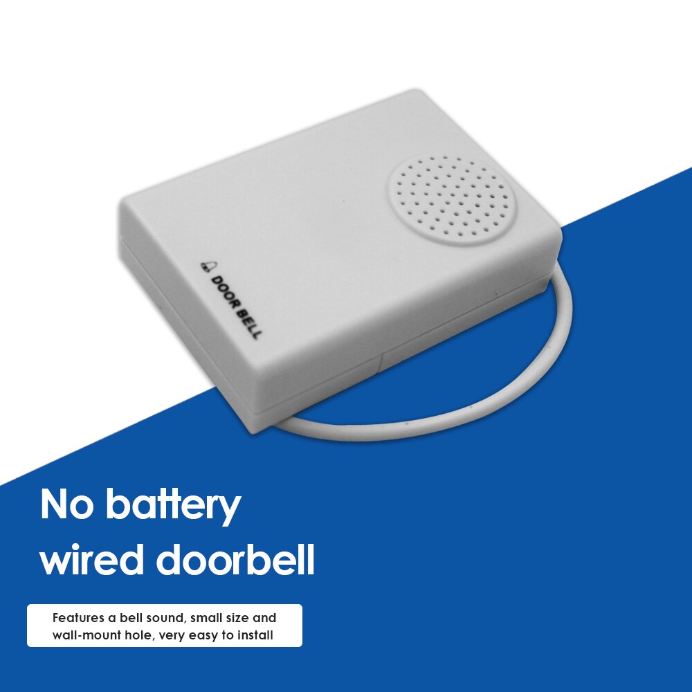 DC 12V Wired Door Bell Vocal Chime Wired Doorbell For Office Home Access Control System