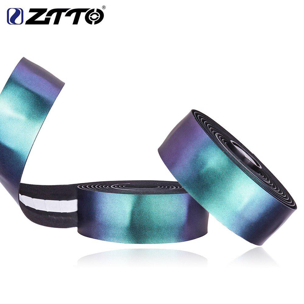 Ztto Fietsstuur Tape Chameleo Kleur Professionele Fietsen Road Bike Bar Tape Eva Pu Fietsstuur Tape