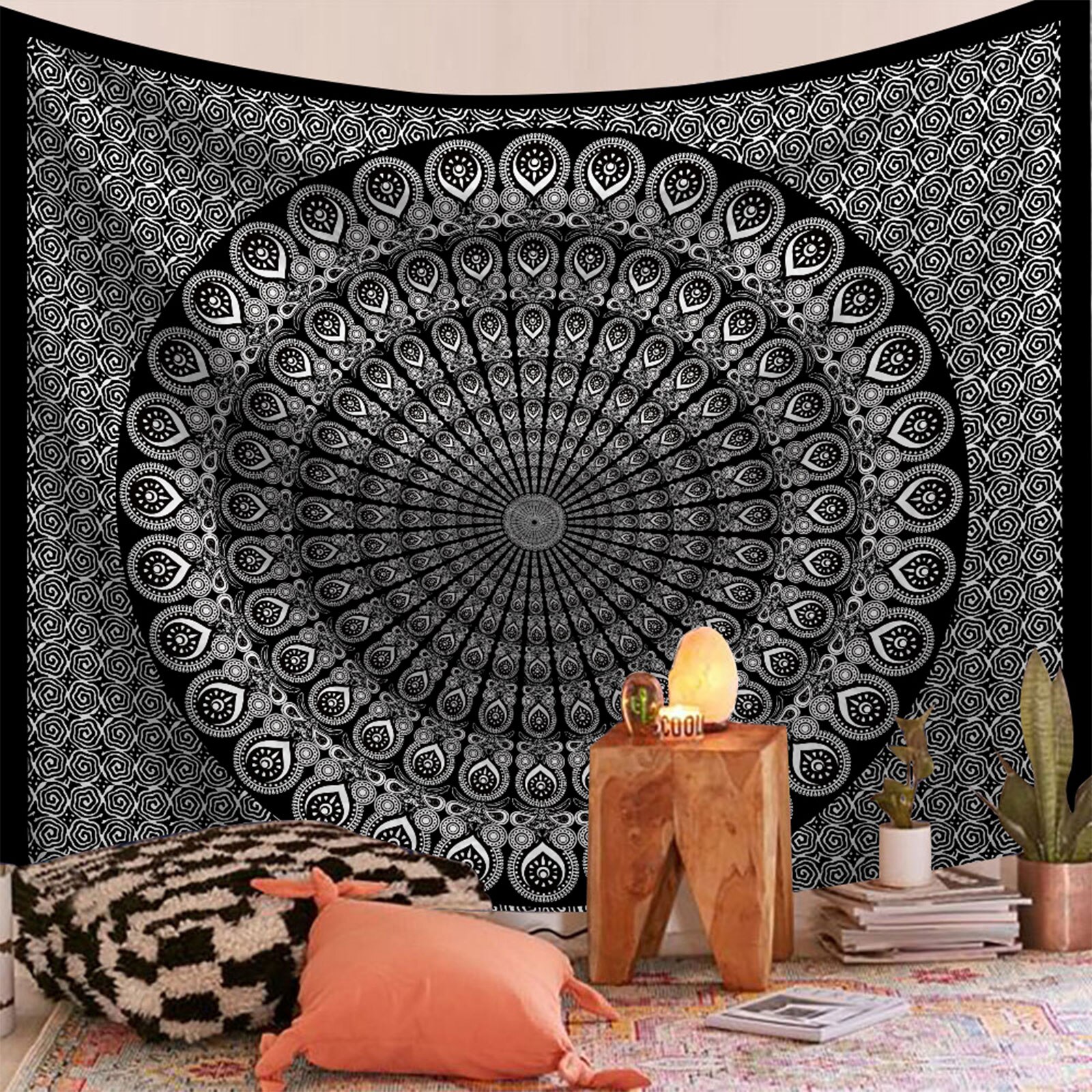 Mandala Tapestry Wall Hanging Bohemian Spiritual Tapestry Indian Hippie Wall Carpet Hanging Decor for Room D\\u00e9cor: A