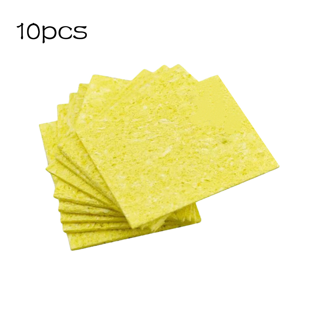 10pcs High Temperature Resistant Heatstable Solder Thick Sponge Soldering Welding Accessories Soldering Iron Cleaning