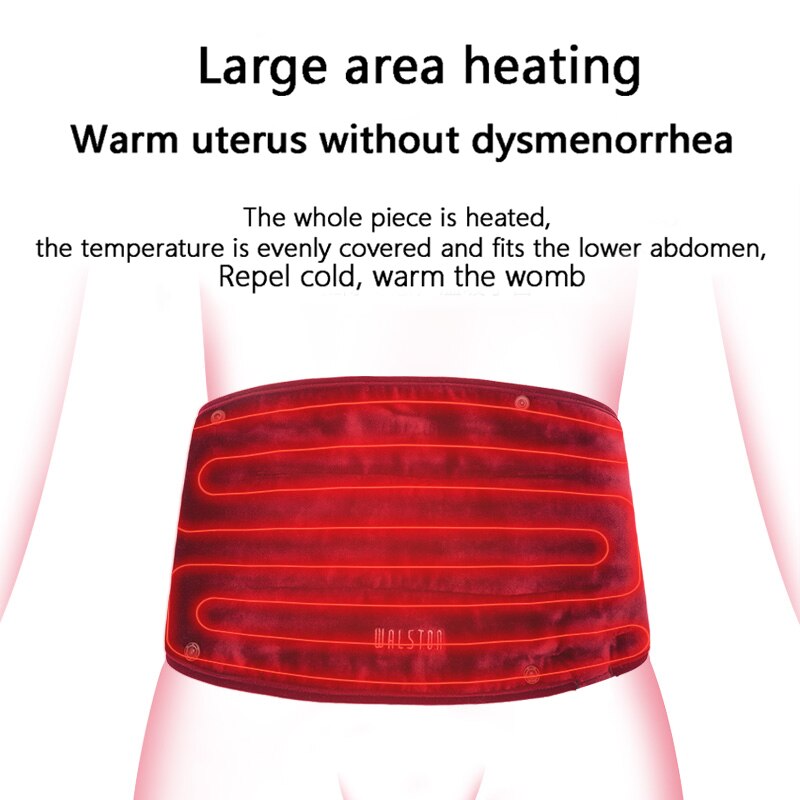 Uterus Warmer Electric Heating Pad Warm Stomach 5 Level Adjustment
