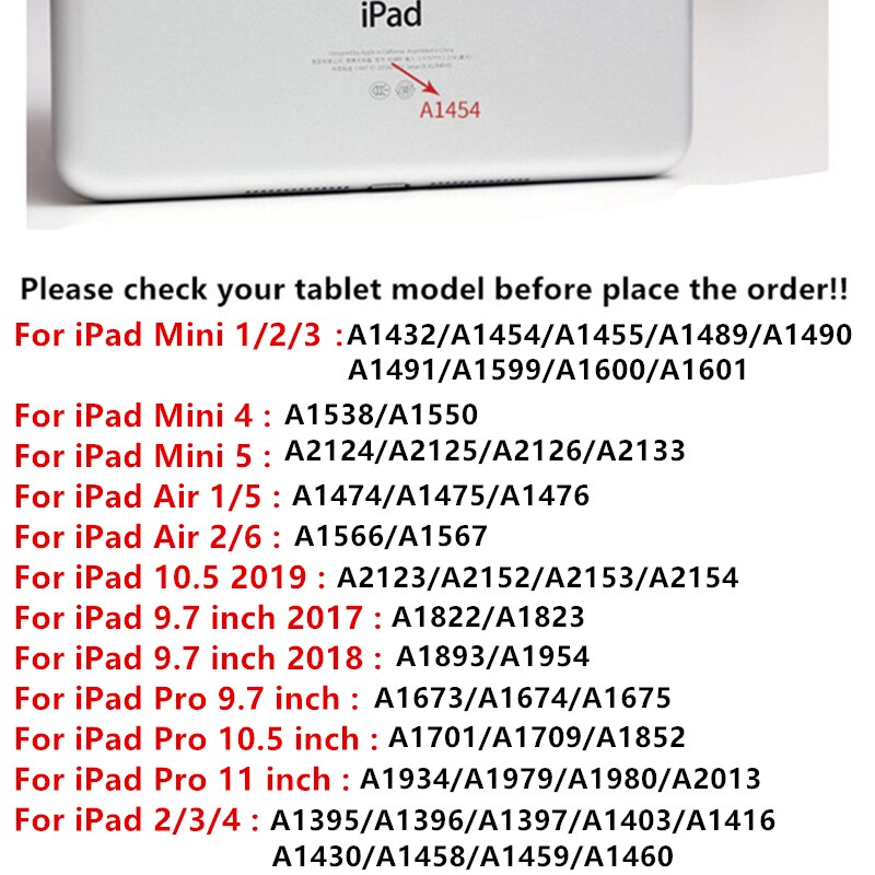 Przezroczysty pokrowiec na iPad 9.7 2017 2018 Air 2 Air 1 TPU silikonowy, odporny na wstrząsy pokrowiec na iPad 10.2 2019 Air 10.5 Pro 11 Mini 3/4/5