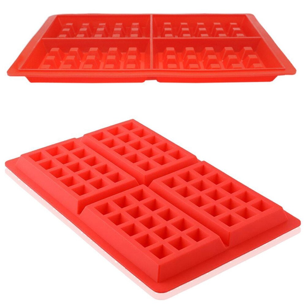 Moule à gaufres rectangulaire en Silicone, Mini moule à muffins, gâteau, bonbons, chocolat, plateau de cuisson, # Y2