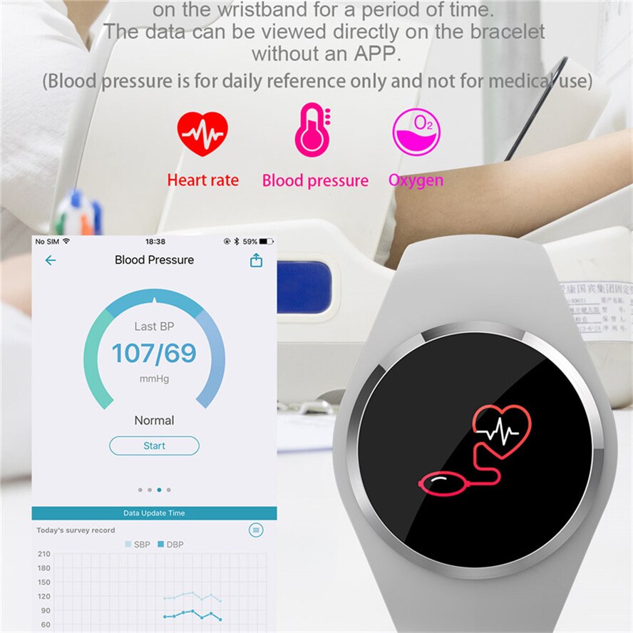 Q1 Bluetooth Smart Uhr Männer Frauen Edelstahl Wasserdichte Tragbare Gerät Smartwatch Armband für Ios andriod telefon