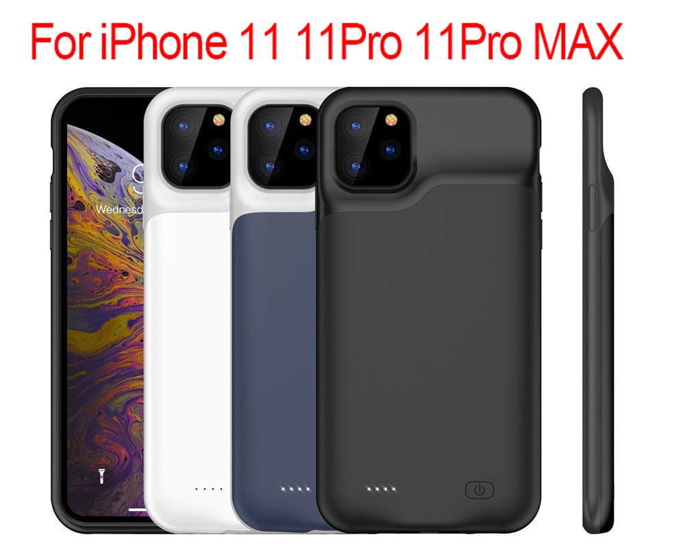 PINZHENG 6500mAh Battery Charger Case For iPhone 11 6 7 8 Plus Charging Case For iPhone X XR Xs Max Portable Power Bank Charger