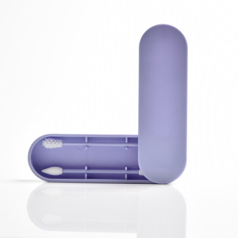 Upgraded Reusable Silicone Ear Swabs 4 Pcs - Black Love Shape Cotton Swabs For Ears Cleaning And - View #3