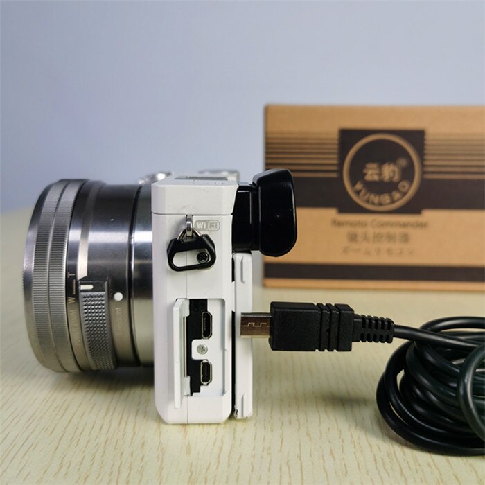 Micro caméra simple pour Sony A7 A6 ax, télécommande, obturateur, caméra en ligne, enregistrement vidéo, télécommande, zoom