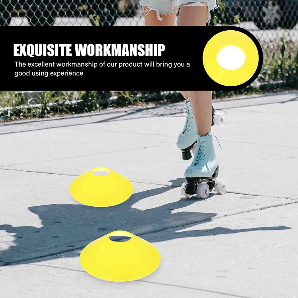 20 pcs football training discs for outdoor football training marker obstacles