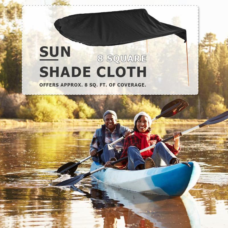 Single Person Kayak Boat Sun Shelter Sailboat Awning Top Cover Kayak Boat Canoe Sun Shade Canopy Fishing Tent Sun Rain Canopy Bl