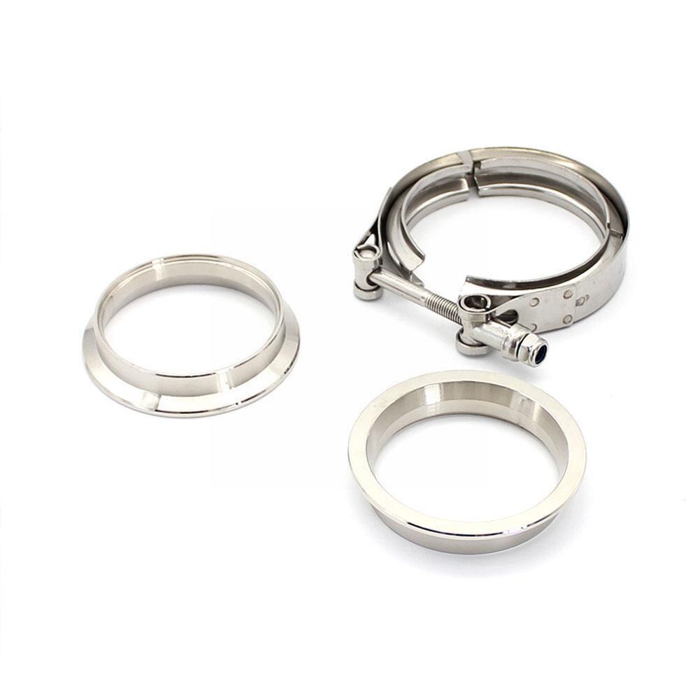 1pcs Universal Steel V-Band Turbo Downpipe Exhaust 2.5''/3''/3.5''/4'' Inch V-band Clamp Z5X3
