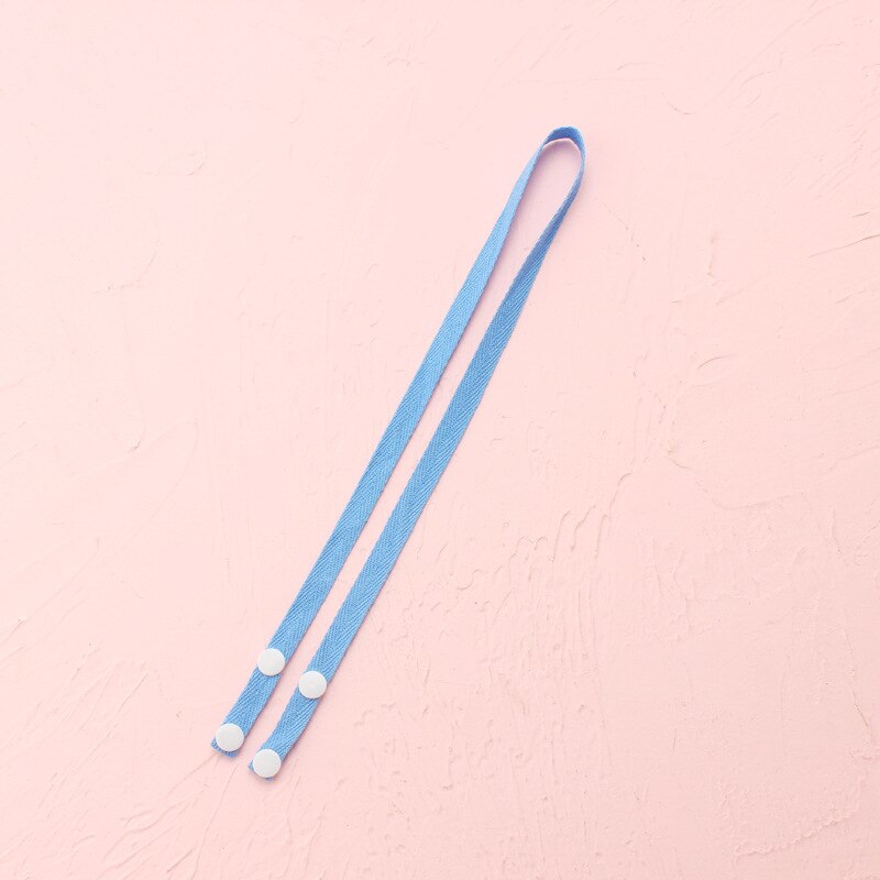 Cuerda colgante para mascarilla, cordón de Color sólido para máscara facial, soporte de cadena sin huellas para colgar en la oreja, para exteriores, para niños y adultos: 10