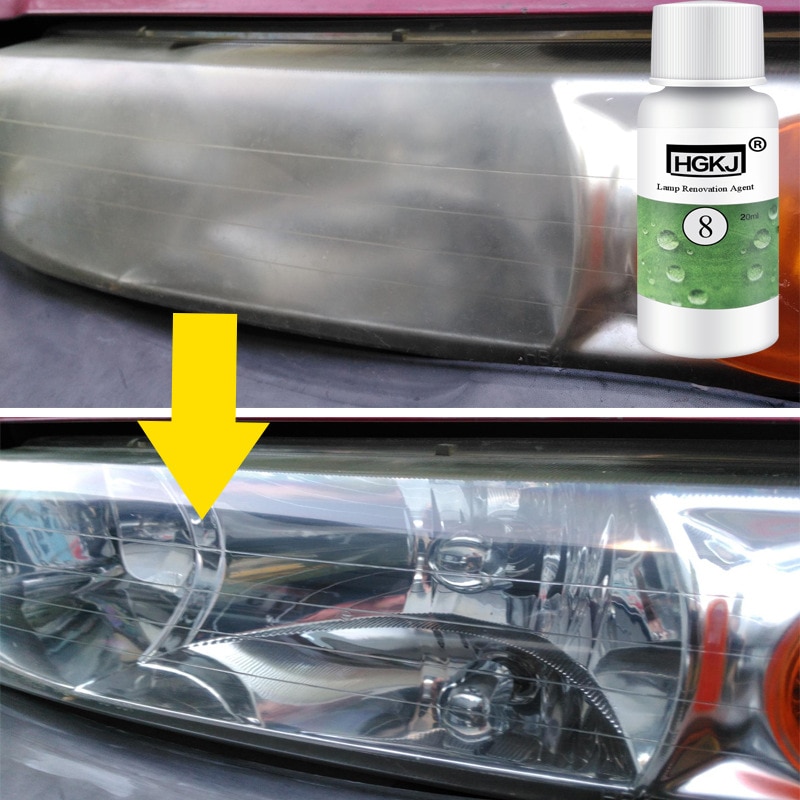 Hgkj Auto Accessorie Koplamp Renovatie Scratch Remover Auto Polijsten Lamp Coating Renovatie Auto Koplamp Reparatieset TSLM2